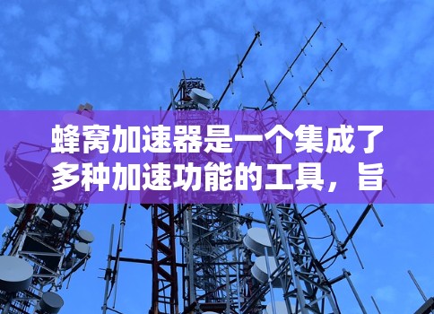 蜂窝加速器是一个集成了多种加速功能的工具，旨在提升文件下载和处理效率。以下是对它的详细介绍和解决方案