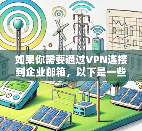 如果你需要通过VPN连接到企业邮箱，以下是一些步骤和建议
