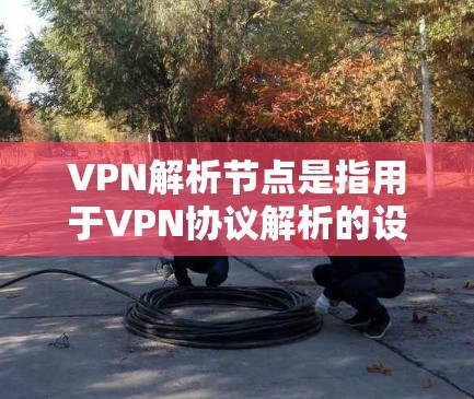 VPN解析节点是指用于VPN协议解析的设备,这些设备负责处理加密信息和确保数据传输的安全性。以下是关于VPN解析节点的一些基本信息 VPN解析节点是指用于VPN协议解析的设备,这些设备负责处理加密信息和确保数据传输的安全性。以下是关于VPN解析节点的一些基本信息
