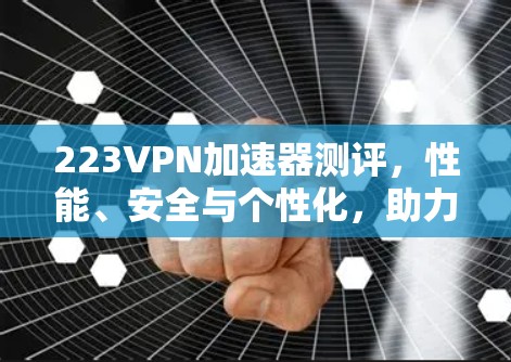 223VPN加速器测评,性能、安全与个性化,助力您的VPN体验 223VPN加速器测评,性能、安全与个性化,助力您的VPN体验