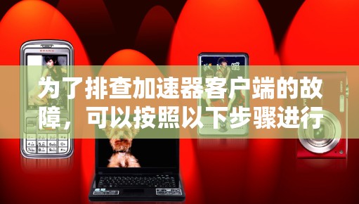 为了排查加速器客户端的故障,可以按照以下步骤进行检查和排查 为了排查加速器客户端的故障,可以按照以下步骤进行检查和排查