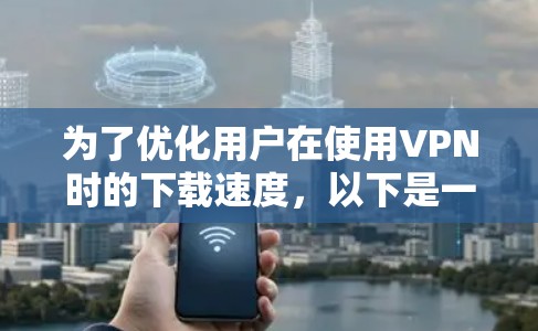 为了优化用户在使用VPN时的下载速度,以下是一个分步的VPN节点加速方案,涵盖多种方法,帮助用户提升速度并满足不同需求 为了优化用户在使用VPN时的下载速度,以下是一个分步的VPN节点加速方案,涵盖多种方法,帮助用户提升速度并满足不同需求