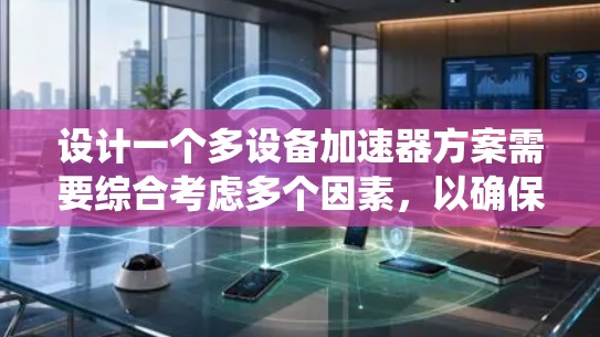 设计一个多设备加速器方案需要综合考虑多个因素,以确保在多设备环境中高效运行。以下是一个系统化的思考过程和步骤总结 设计一个多设备加速器方案需要综合考虑多个因素,以确保在多设备环境中高效运行。以下是一个系统化的思考过程和步骤总结