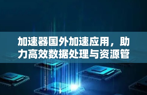 加速器国外加速应用,助力高效数据处理与资源管理 加速器国外加速应用,助力高效数据处理与资源管理