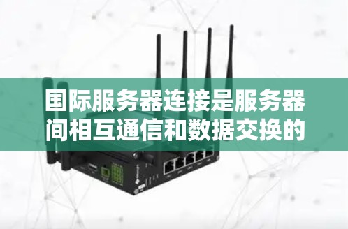 国际服务器连接是服务器间相互通信和数据交换的重要方法,尤其在不同网络环境中运行的服务器之间。以下是关于国际服务器连接的步骤和教程 国际服务器连接是服务器间相互通信和数据交换的重要方法,尤其在不同网络环境中运行的服务器之间。以下是关于国际服务器连接的步骤和教程