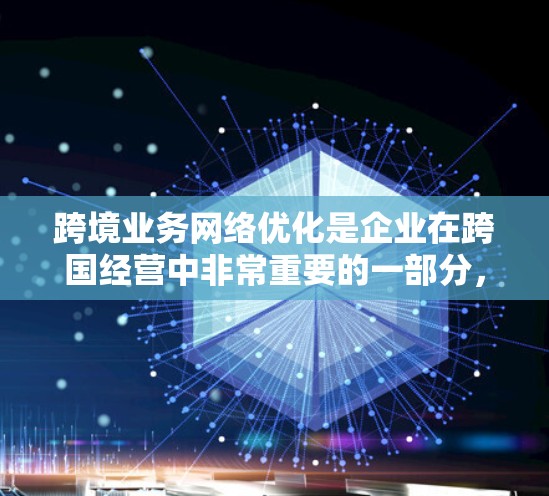 跨境业务网络优化是企业在跨国经营中非常重要的一部分，它涉及到多个环节，包括物流、支付、运输、客户服务等多个方面。以下是一些关键点和优化策略