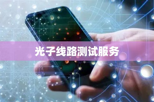 光子线路测试服务 光子线路测试服务