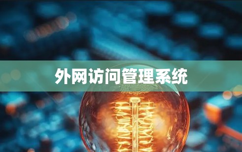 外网访问管理系统