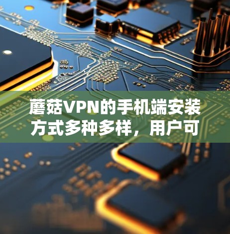 蘑菇VPN的手机端安装方式多种多样，用户可以根据自己的需求和习惯选择合适的平台和应用。以下是详细的步骤说明