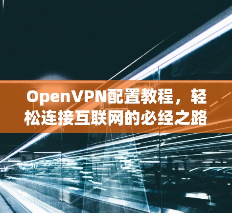 OpenVPN配置教程，轻松连接互联网的必经之路